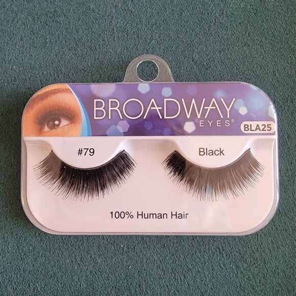 4 Packages Broadway Real Human Hair Eyelashes #79 - Picture 3 of 4